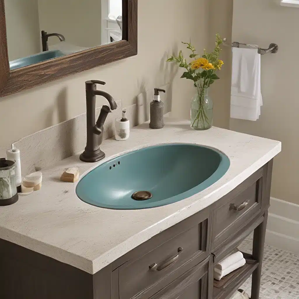 Breathe Life into Your Bathroom: Reviving Dull Sinks with Color and Texture