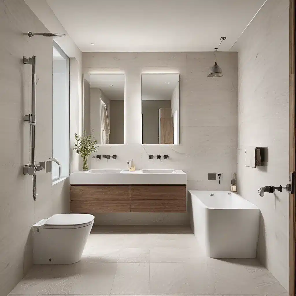 Minimalist Bathroom Chic: Streamlined Designs with Thoughtful Fixture Choices for Elegant Simplicity