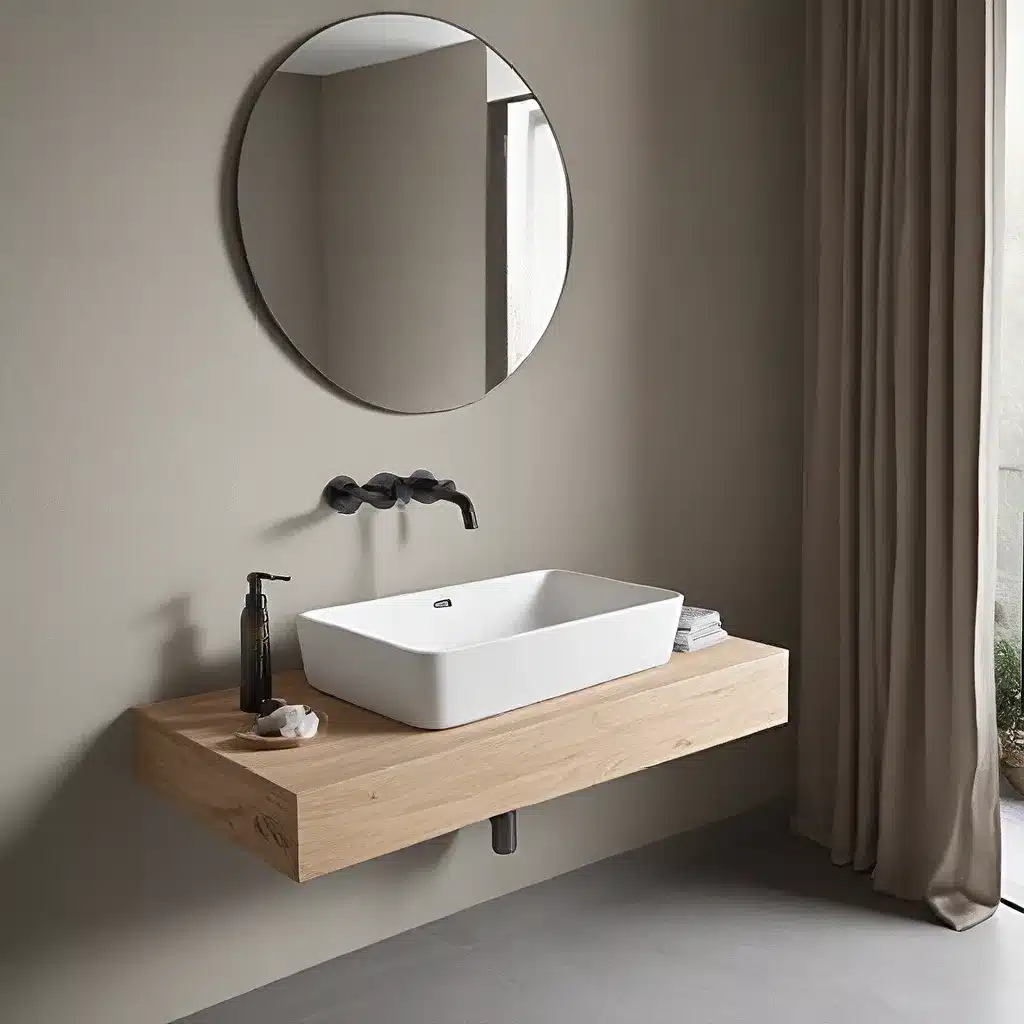 Sink into Minimalism: Streamlined Washbasin Designs for a Serene Space